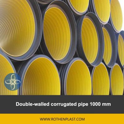 Double walled corrugated pipe 1000 mm
