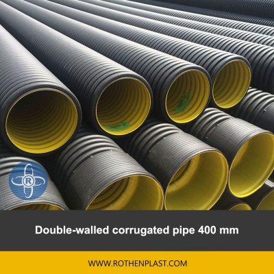 Double walled corrugated pipe 400 mm