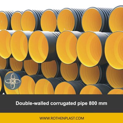 Double walled corrugated pipe 800 mm