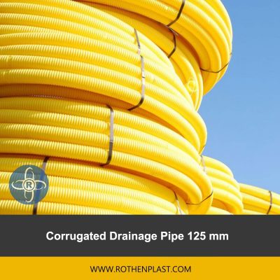 Corrugated Drainage Pipe 125 mm
