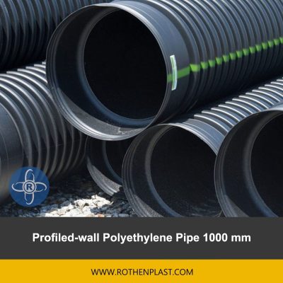 Profiled wall Polyethylene Pipe 1000 mm