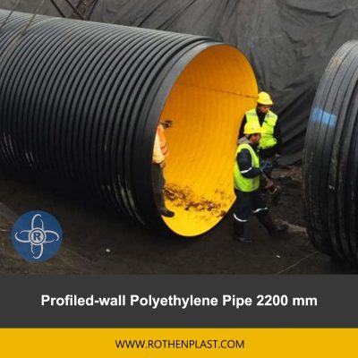 Profiled wall Polyethylene Pipe 2200 mm