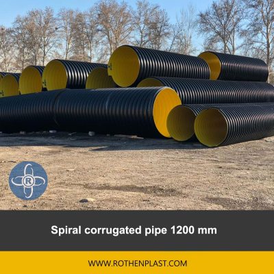 spiral corrugated pipe 1200 mm
