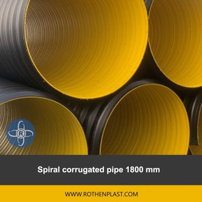 spiral corrugated pipe 1800 mm