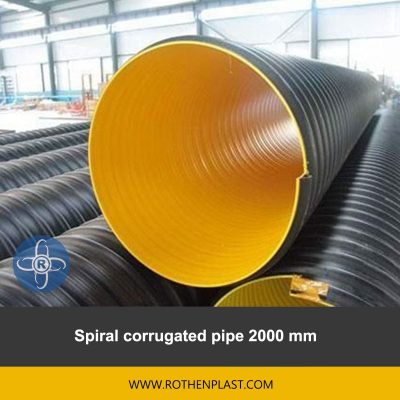 spiral corrugated pipe 2000 mm