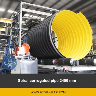 spiral corrugated pipe 2400 mm